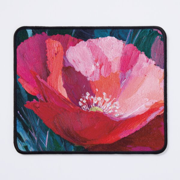 Item preview, Textured Acrylic Red Poppy Blossom Painting designed and sold by Paolo-Bandal.