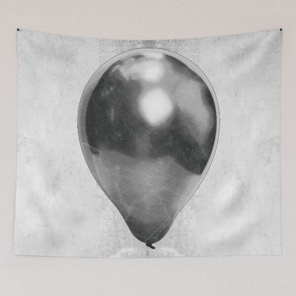 Item preview, Lone Party Balloon Dark Melancholy Solitude Art designed and sold by Ghoul Enterprises.