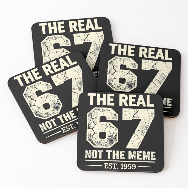 Item preview, The Real 67 Not The Meme Est 1959 - Birthday Humor designed and sold by CutOutIdols.