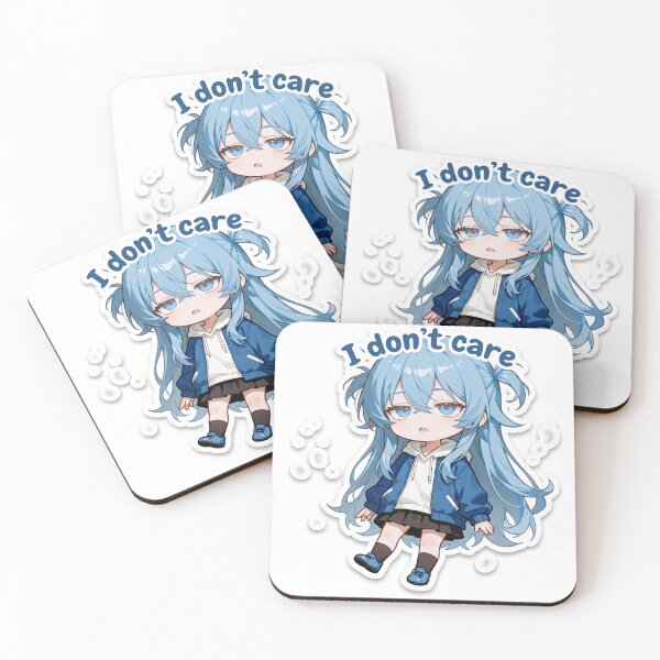 Item preview, Sticker OG novel : I don't care designed and sold by Trash-Angel.