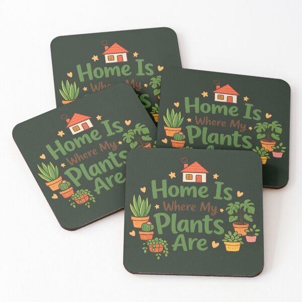 Item preview, Home Is Where My Plants Are – Cute Plant Lover Illustration designed and sold by blankTeeShirt.