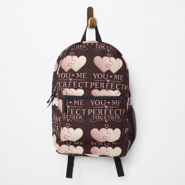 Item preview, You + Me – Perfect Together Puzzle Heart Design, Romantic Love Illustration for Couples designed and sold by JagrDesigns.