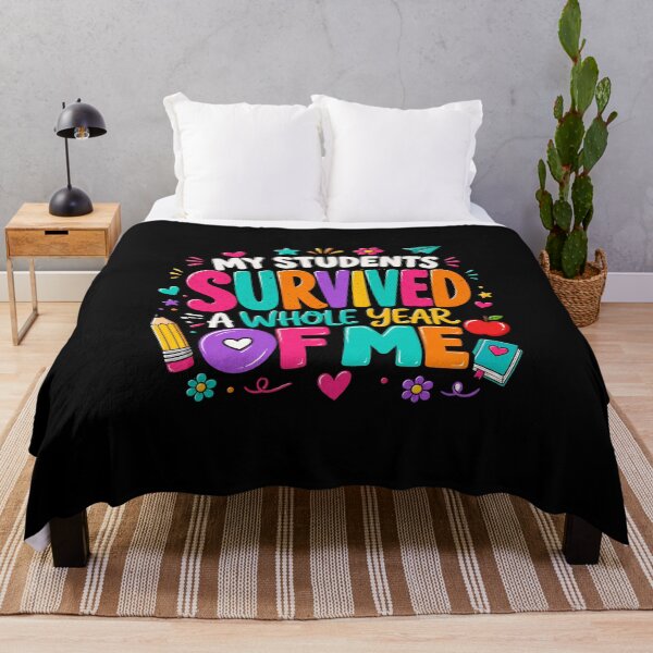Item preview, My Students Survived Teacher Meme designed and sold by LunaMagicStudio.