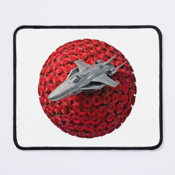 Item preview, A spacecraft and a sphere of red roses designed and sold by Marcu Ioachim.