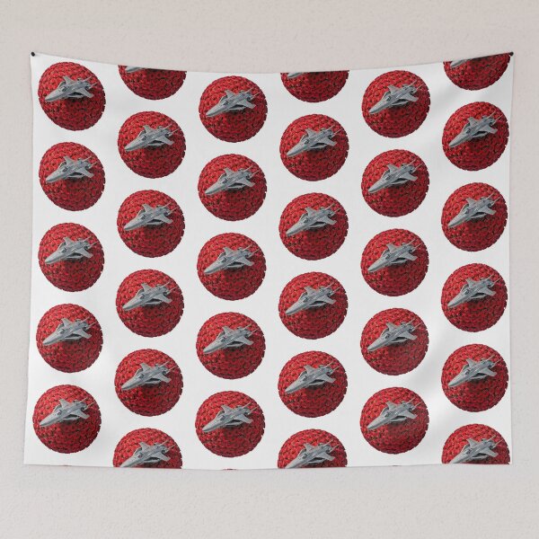 Item preview, A spacecraft and a sphere of red roses designed and sold by Marcu Ioachim.