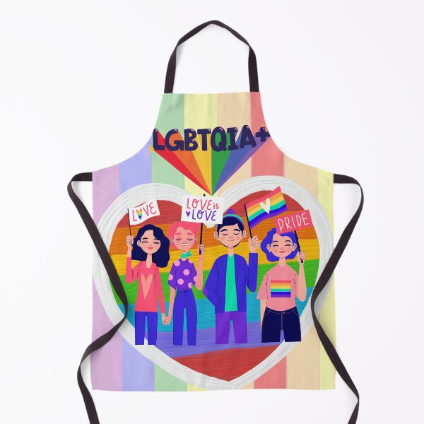 Item preview, LGBTQ Love Is Love Rainbow GAY Pride Heart designed and sold by SubhAksara.