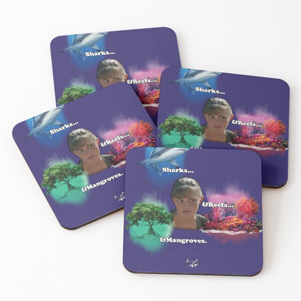Item preview, H2O Merch: Sharks & Reefs & Mangroves designed and sold by Ariel Braunn.