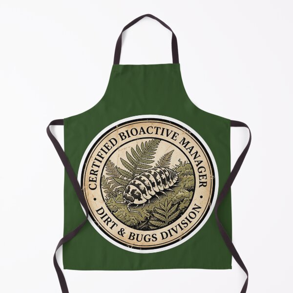 Item preview, Certified Bioactive Manager — Funny Isopod & Terrarium Maker designed and sold by quackynaut.