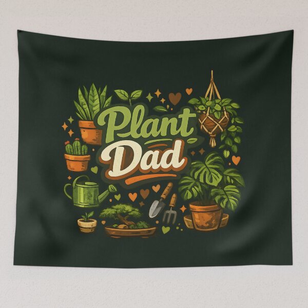 Item preview, Plant Dad – Cozy Houseplant Lover Gardening Design designed and sold by blankTeeShirt.