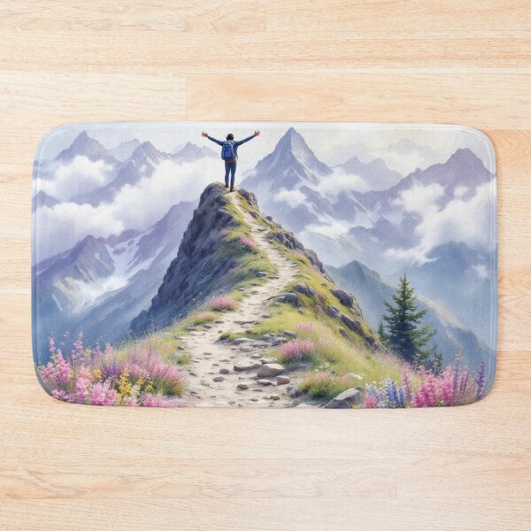 Item preview, On the Way of St. James, the mountain: a symbol of transcendence and connection designed and sold by jefboutique6150.