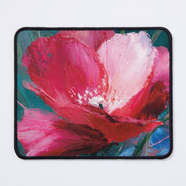 Item preview, Textured Acrylic Red Poppy Blossom Painting designed and sold by Paolo-Bandal.
