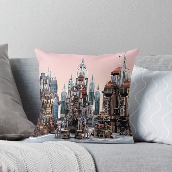 Item preview, Futuristic Fantasy City Sci Fi Skyline Art designed and sold by Vac1.