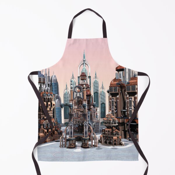 Item preview, Futuristic Fantasy City Sci Fi Skyline Art designed and sold by Vac1.