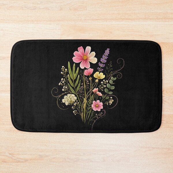 Artikelvorschau, Mitternachts-Wildblumenstrauß, botanisches Vintage-Blumendesign entworfen und verkauft von myfunnyshirt.