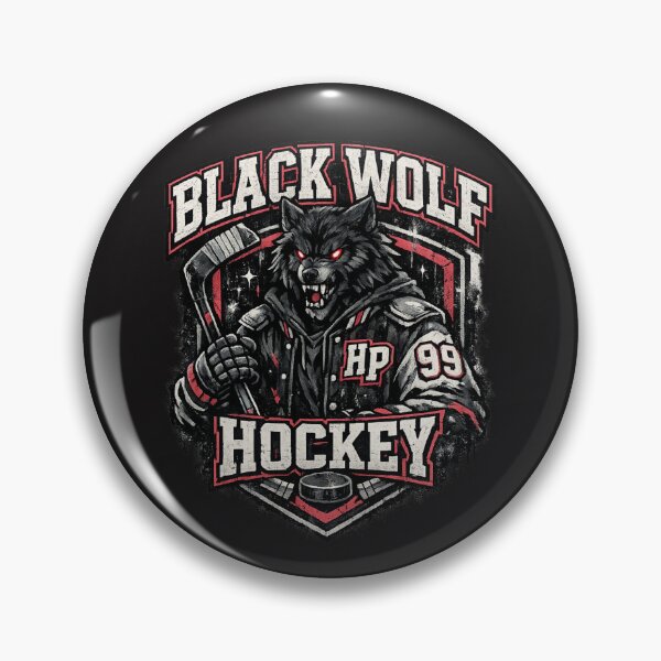 Item preview, Gothic Wolf Varsity University Hockey Shirt designed and sold by EchoPrint Co..