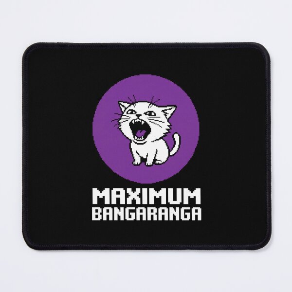 Item preview, Screaming Pixel Art Cat in Synthwave Aesthetic for High Energy Gaming designed and sold by SplashTastic.