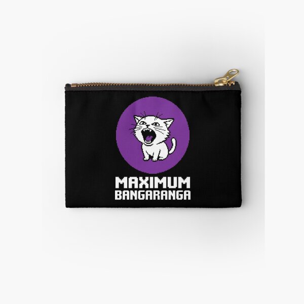 Item preview, Screaming Pixel Art Cat in Synthwave Aesthetic for High Energy Gaming designed and sold by SplashTastic.