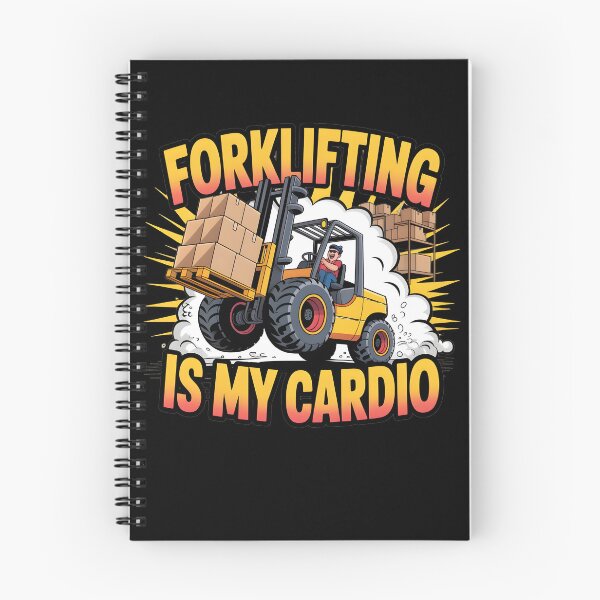 Item preview, Forklifting Is My Cardio Funny Forklift Driver Fork Truck designed and sold by Fitswear.