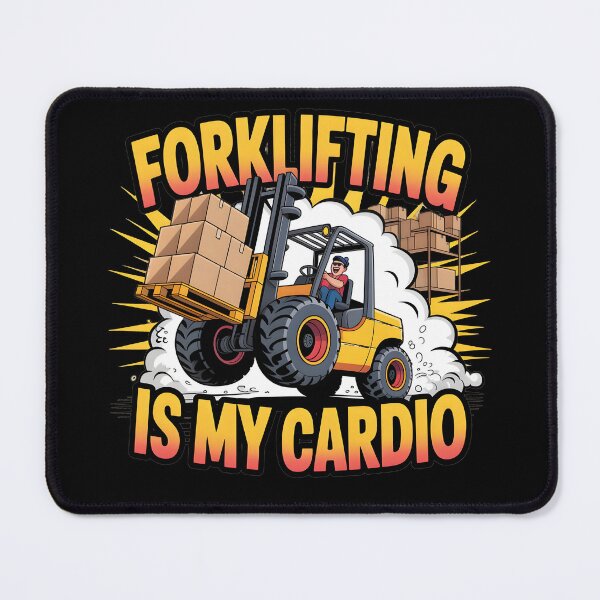 Item preview, Forklifting Is My Cardio Funny Forklift Driver Fork Truck designed and sold by Fitswear.