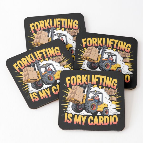 Item preview, Forklifting Is My Cardio Funny Forklift Driver Fork Truck designed and sold by Fitswear.