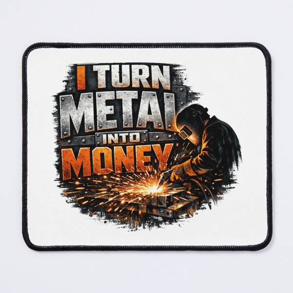 Item preview, I Turn Metal Into Money Welding T-Shirt designed and sold by Lechian Graphic.