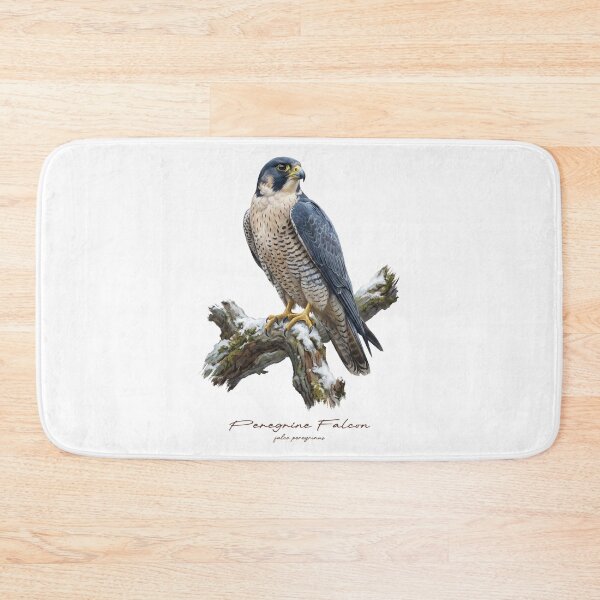 Item preview, Peregrine Falcon on Snow Covered Tree designed and sold by Takeda-art.