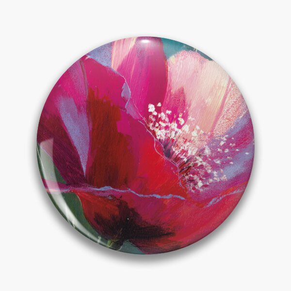 Item preview, Textured Acrylic Red Poppy Blossom Painting designed and sold by Paolo-Bandal.