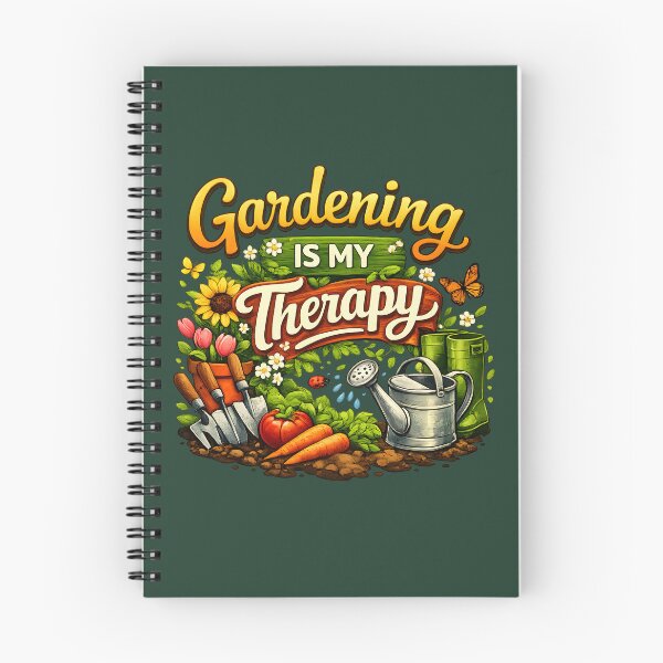 Item preview, Gardening Is My Therapy – Cozy Garden Lover Illustration designed and sold by blankTeeShirt.