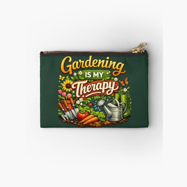 Item preview, Gardening Is My Therapy – Cozy Garden Lover Illustration designed and sold by blankTeeShirt.