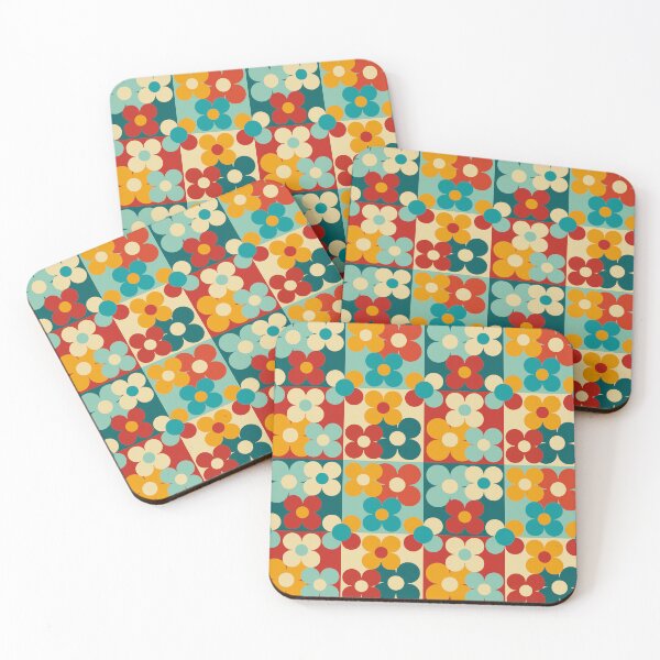 Item preview, Retro colourful Flower composition  designed and sold by StefanStudioArt.