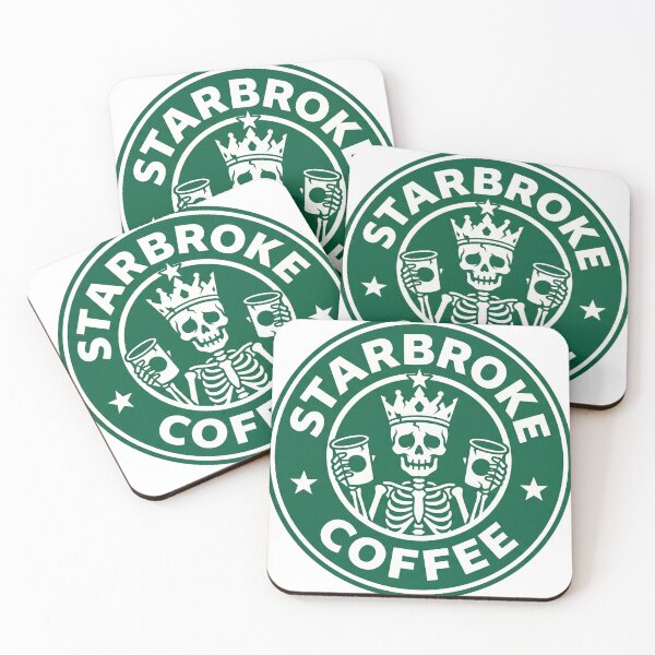 Item preview, Starbroke Coffee Funny Broke Parody Logo designed and sold by ⭐Anistore⭐.