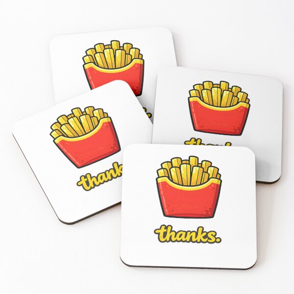 Item preview, French Fries Thanks Kawaii designed and sold by Byte-shirt.