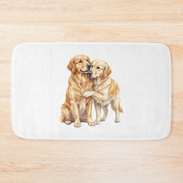 Item preview, Two Golden Retriever Couple Love designed and sold by SOUFIANE1991.