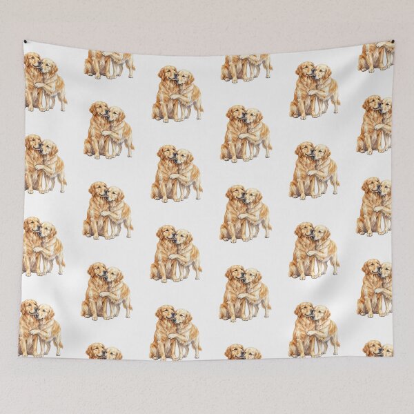 Item preview, Two Golden Retriever Couple Love designed and sold by SOUFIANE1991.