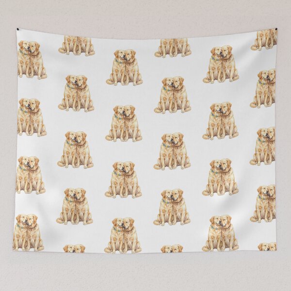 Item preview,  Two Golden Retriever Couple Love designed and sold by SOUFIANE1991.