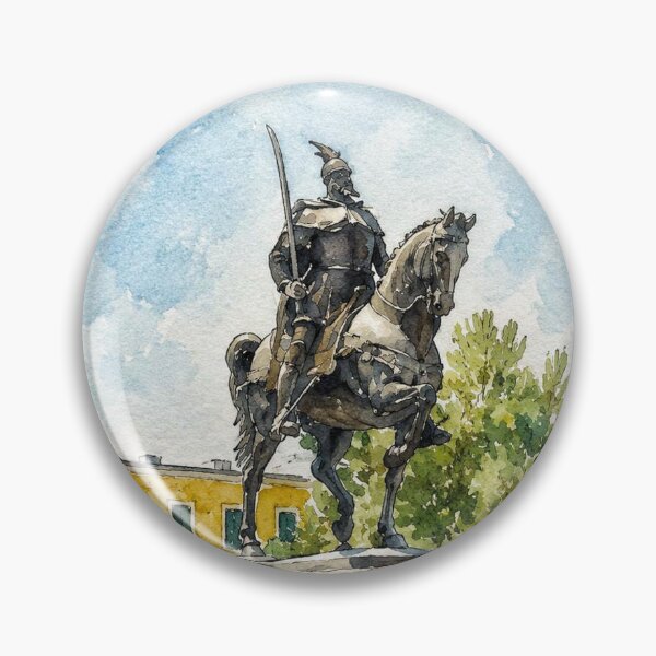 Item preview, Tiranë Albania Skenderbe |Watercolour Art designed and sold by FarieArt.