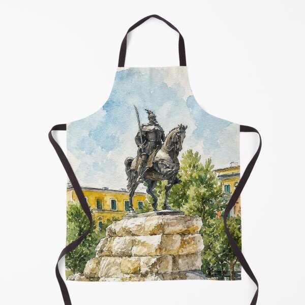 Item preview, Tiranë Albania Skenderbe |Watercolour Art designed and sold by FarieArt.