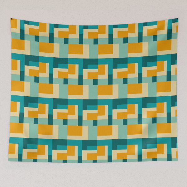 Item preview, Abstract Geometric Pattern 94 – Modern Mid Century Style Design designed and sold by StefanStudioArt.