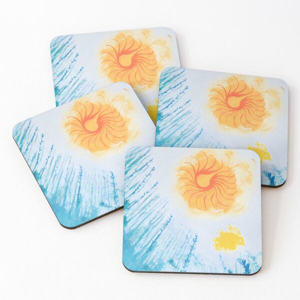 Item preview, Golden Sun Over Blue Meadow designed and sold by maliunak.