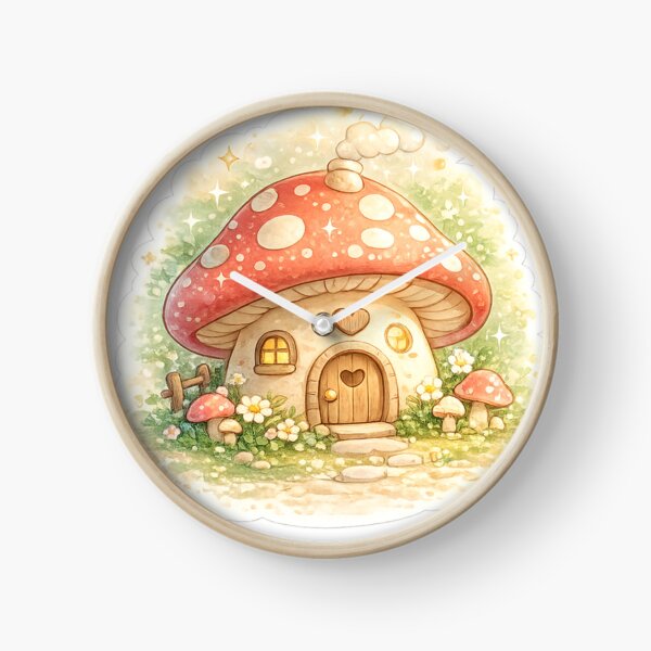 Item preview, Cozy Mushroom House designed and sold by SaphireArt.