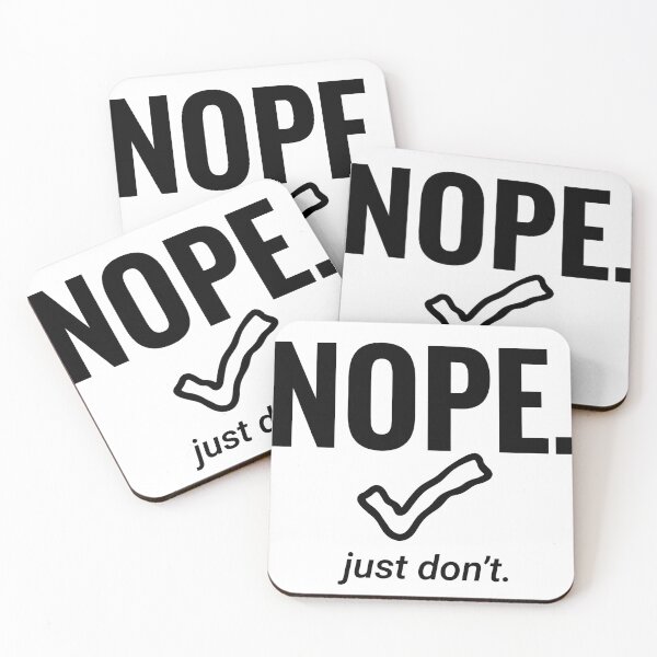 Item preview, NOPE Just Don't Funny Anti-Motivation Parody designed and sold by ⭐Anistore⭐.