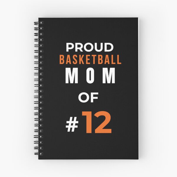 Artikelvorschau, Stolze Basketball-Mama von #12 – Geschenk für Basketball-Mamas und Sporteltern entworfen und verkauft von made4noise.