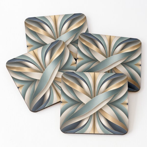 Item preview, Teal Gold Symmetry designed and sold by Bellassi.