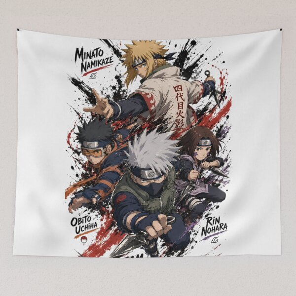 Item preview, Legendary Yellow Flash Ninja Anime Tribute | Retro Shinobi Manga Art designed and sold by Dyan4.