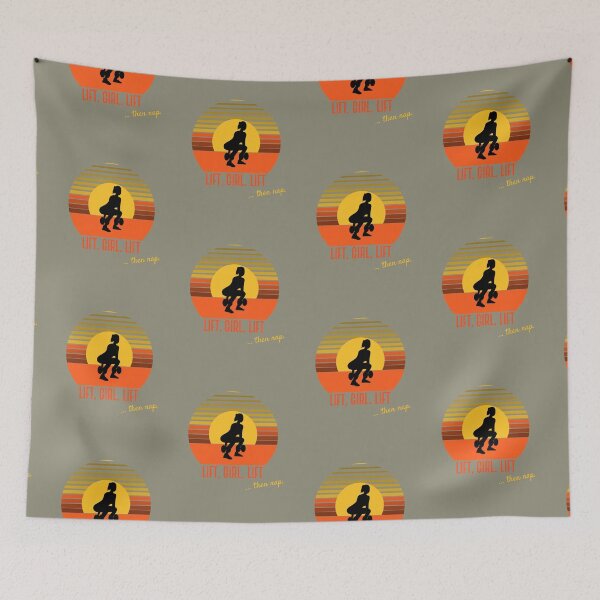 Item preview, Lift girl lift...then nap designed and sold by RadiantRebelCo.