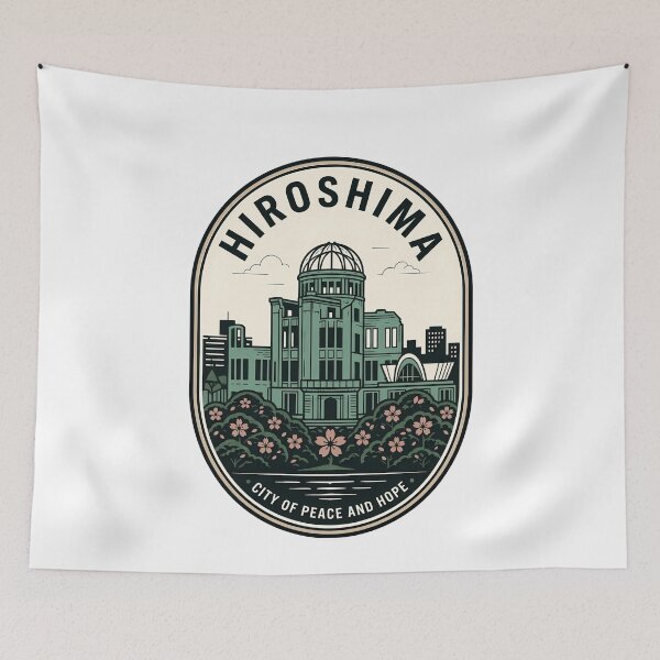 Item preview, Vintage Hiroshima A-Bomb Dome Japanese Peace Memorial designed and sold by k3rstman1.