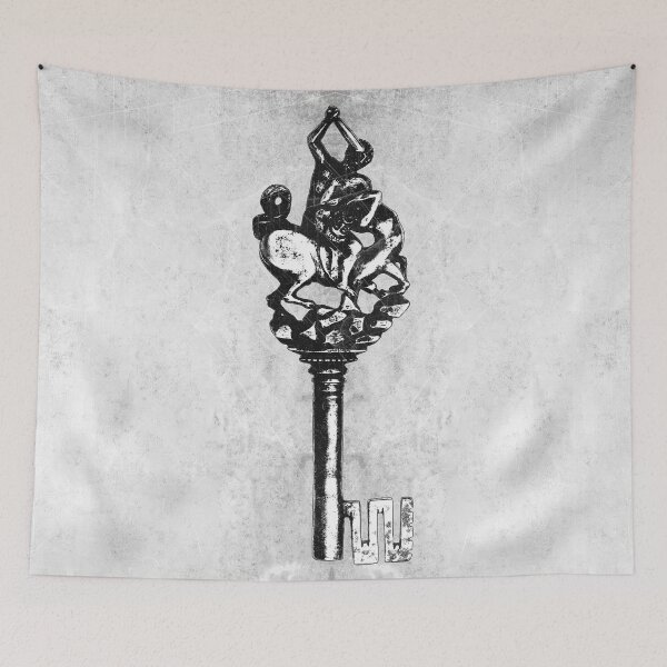 Item preview, 16th Century Centaur Battle Iron Skeleton Key designed and sold by Ghoul Enterprises.