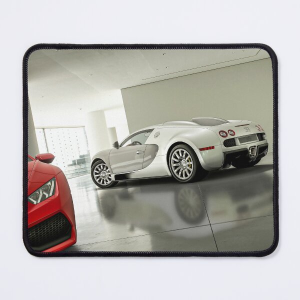 Item preview, Bugatti Veyron 16.4 White Hypercar in Luxury Showroom designed and sold by 1001T-Shirt.
