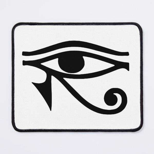 Item preview, Protection Amulet Eye of Horus Black Ink Tattoo Design designed and sold by FlatInkStudio.