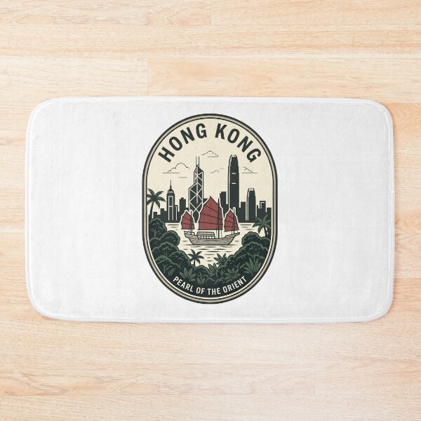 Item preview, Vintage Hong Kong Pearl of the Orient Skyline designed and sold by k3rstman1.